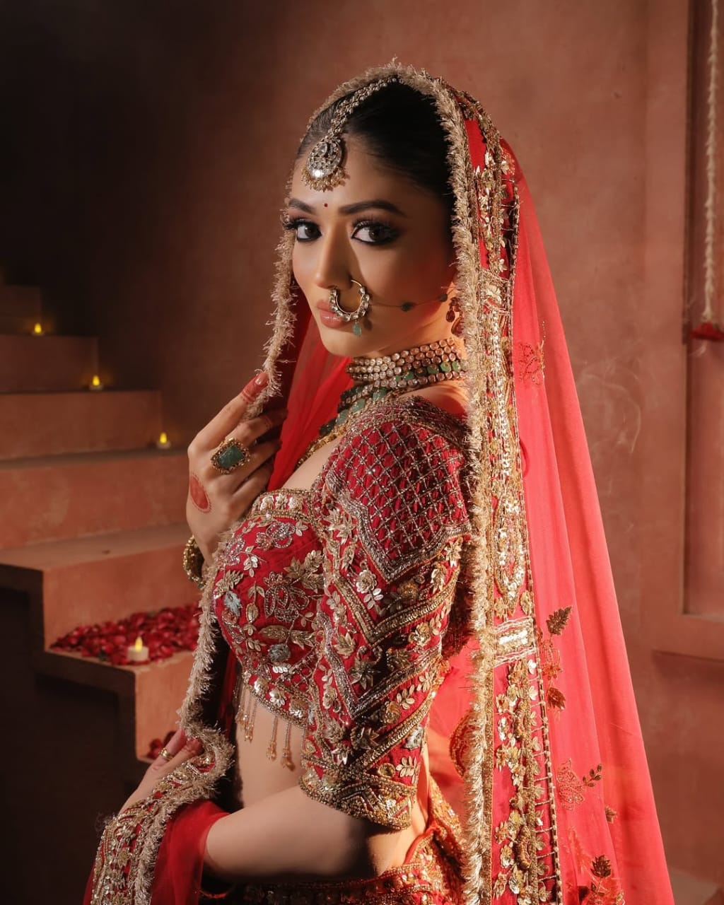 bridal mkeup ballia