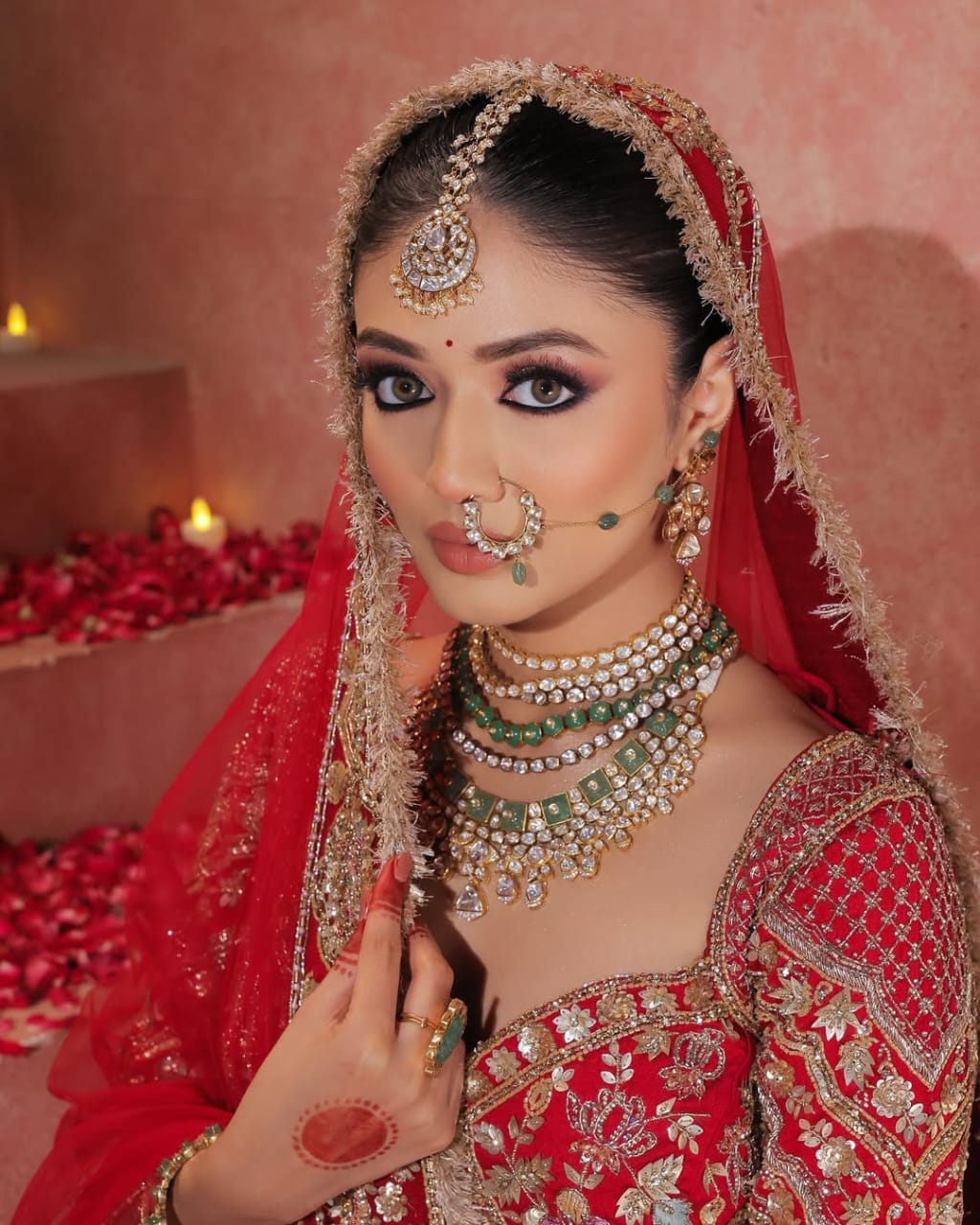 bridal makeup in ballia