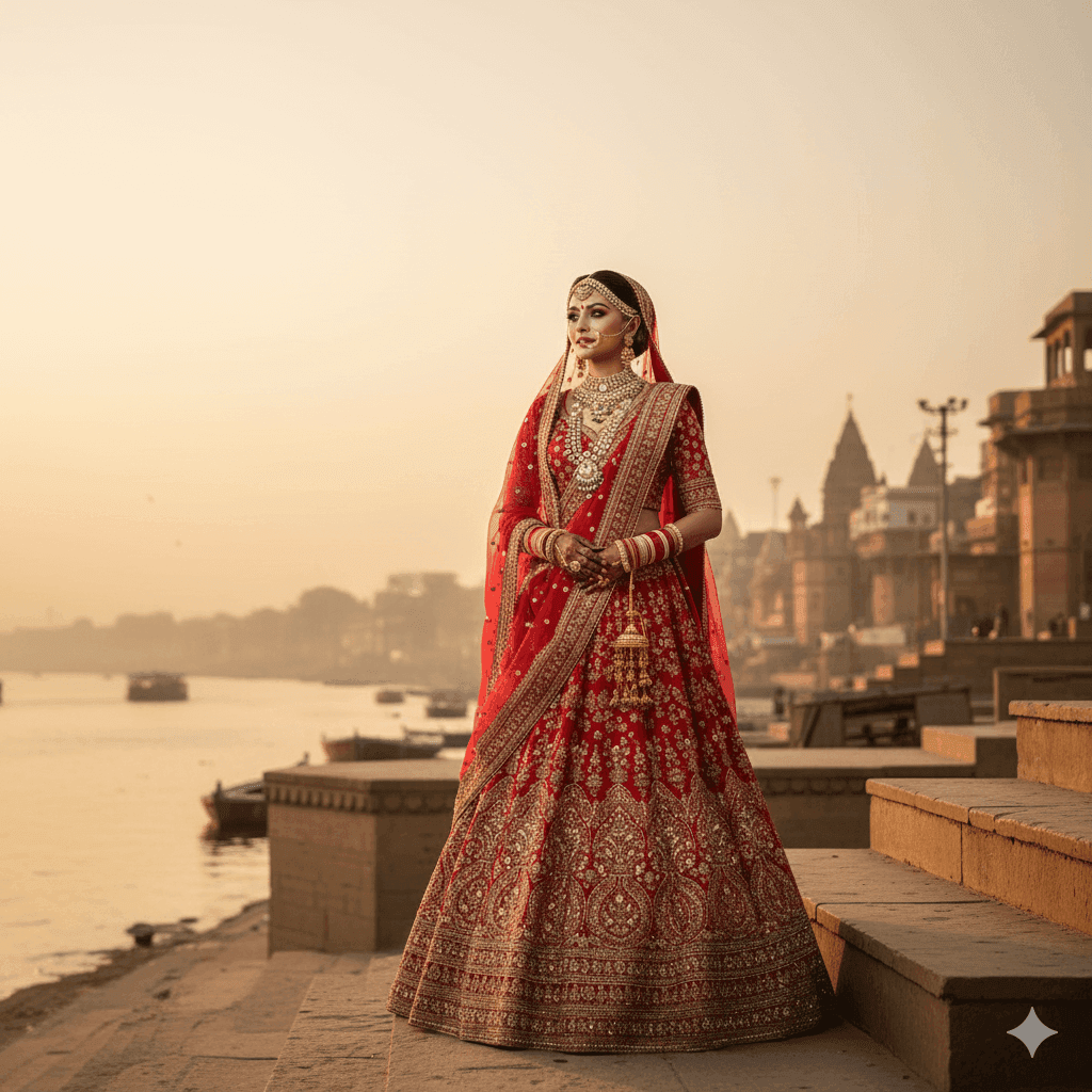 2026 bridal makeup pricing guide in Varanasi with HD and advanced bridal looks by Lyra Beauty