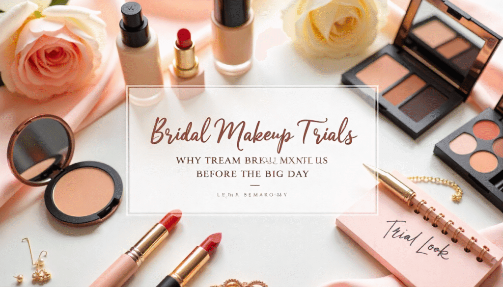 Bridal makeup trial