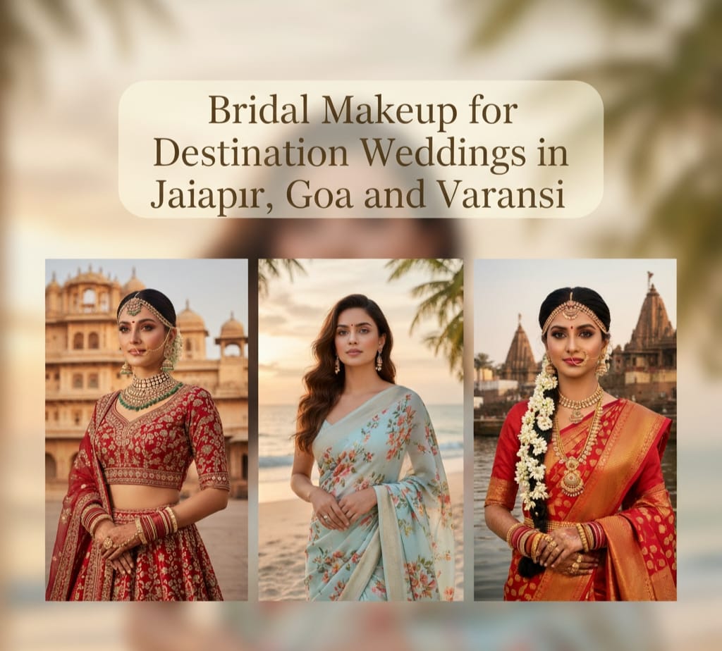 Destination bridal makeup