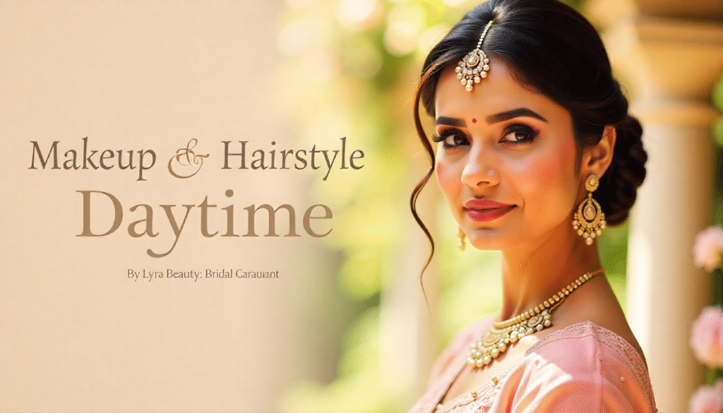 Makeup and hairstyle ideas for daytime weddings