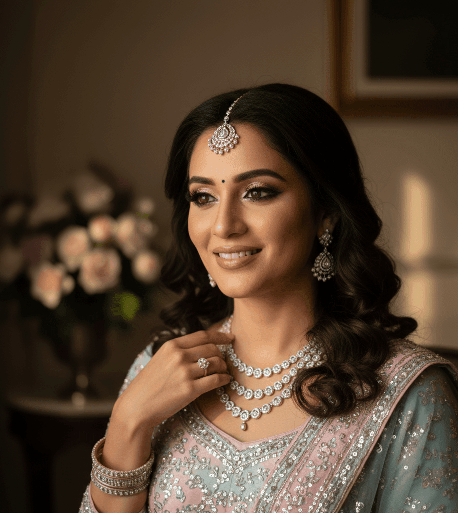 Engagement makeup at home in Pandeypur Varanasi